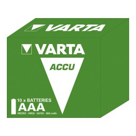 10 Piles AAA / LR3 Varta Accu Power 800mAh Varta LR03 / AAA