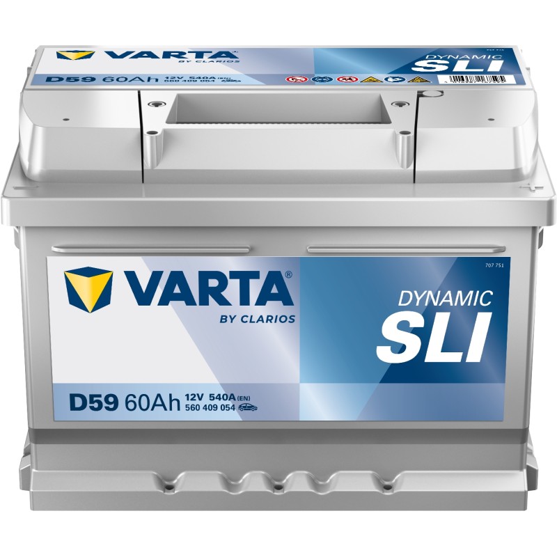 Batterie démarrage Varta D59 12V 60Ah