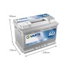 Batterie démarrage Varta E11 74Ah