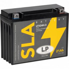 Landport LTX24H-3 / 12V 21Ah Batterie moto Landport YTX24H-3 12V 21Ah