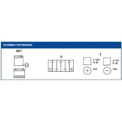 Batterie démarrage Varta E23 70Ah 630A