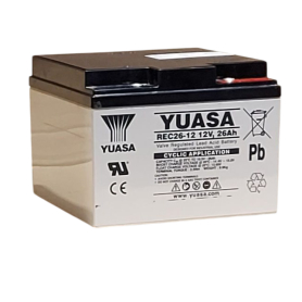 Yuasa REC26-12 / 12V 26Ah Batterie véhicules électriques Yuasa REC26-12
