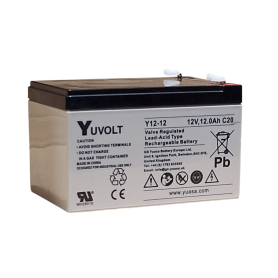 Yuvolt Y12-12 / 12V 12Ah Batterie plomb AGM Yuasa Y12-12