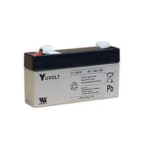 Yuvolt Y1.2-6FR Batterie AGM plomb Yuasa Y1.2-6FR