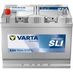 Batterie démarrage Varta E24 70Ah 630A
