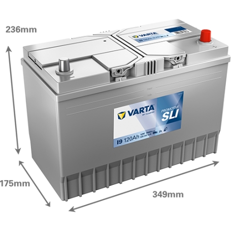 Batterie Varta démarrage I9 12V 120Ah