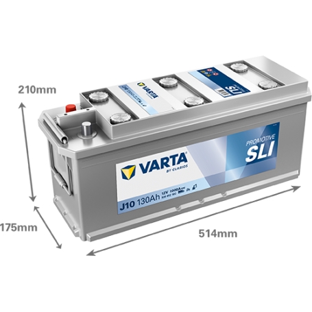 Batterie Varta démarrage J10 12v 135Ah