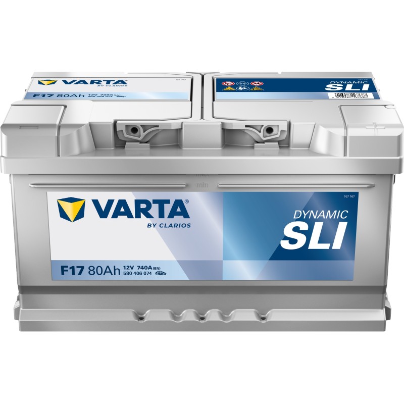 Batterie démarrage Varta F17 80Ah 740A