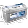 Batterie démarrage Varta G3 95Ah 800A