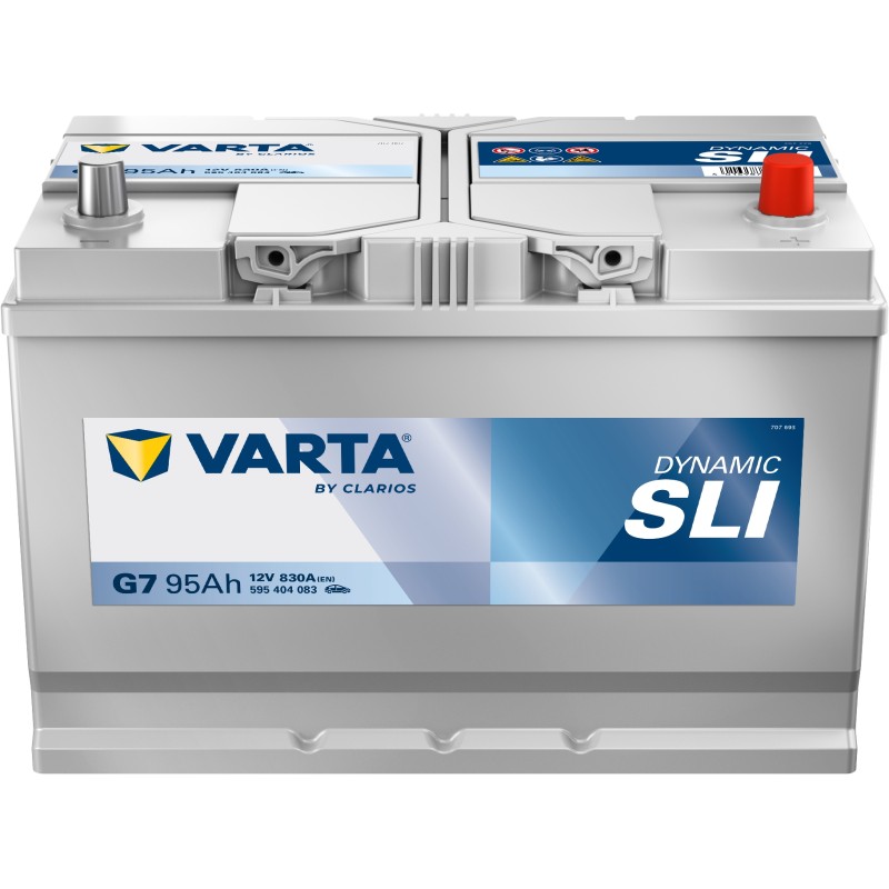 Batterie démarrage Varta G7 95Ah 830A