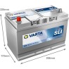 Batterie démarrage Varta G8 95Ah 830A