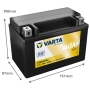 Batterie moto Varta TX9 12V 8Ah 135A