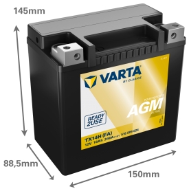 Batterie moto Varta 12V 16Ah