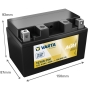 Batterie moto Varta TZ10S 12V 8.6Ah 150A