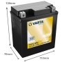 Batterie moto TX7L 12V 6Ah 100A