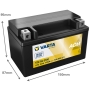 Batterie moto Varta TX7A 12V 6Ah 105A