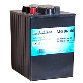 Batterie autolaveuse Gel 6V 180AG, GF06180V