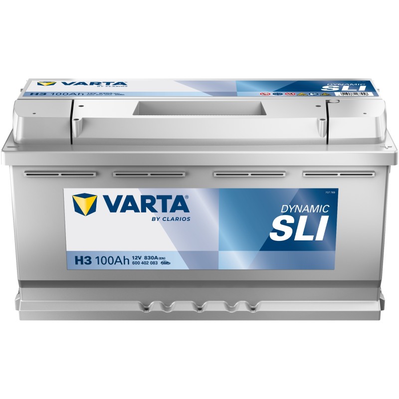 Batterie démarrage Varta H3 12V 100Ah