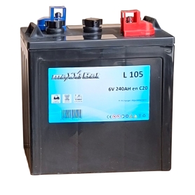 Batterie traction autolaveuse Rocket L-105 / 6V 225Ah