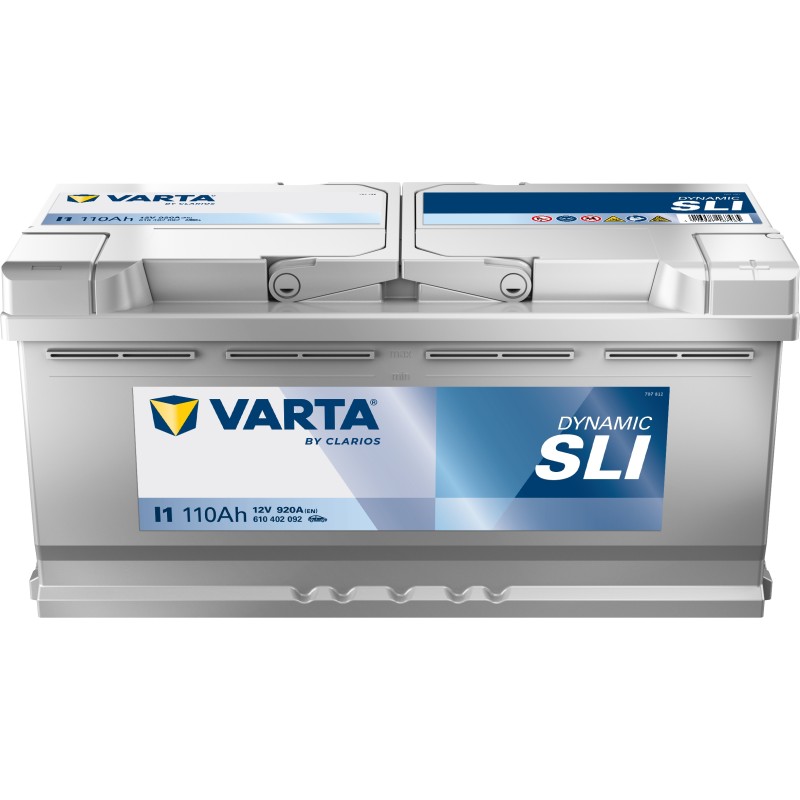 Batterie démarrage Varta I1 12V 110Ah 920A
