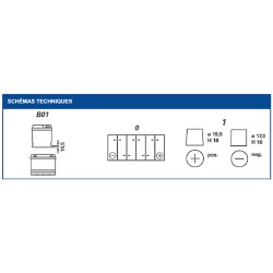 Batterie démarrage Varta N72 12V 72Ah 760A