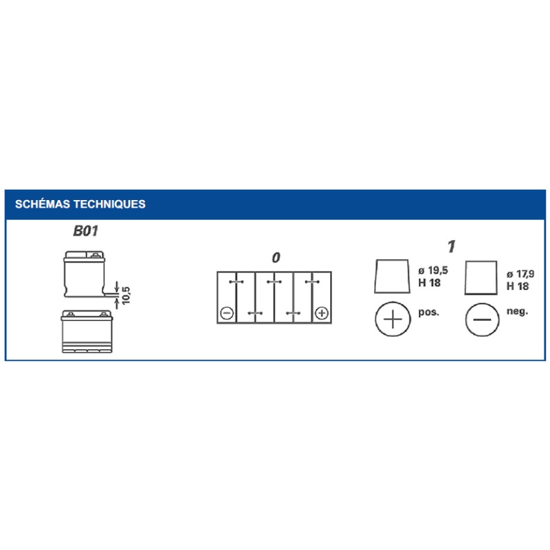 Batterie démarrage Varta N72 12V 72Ah 760A