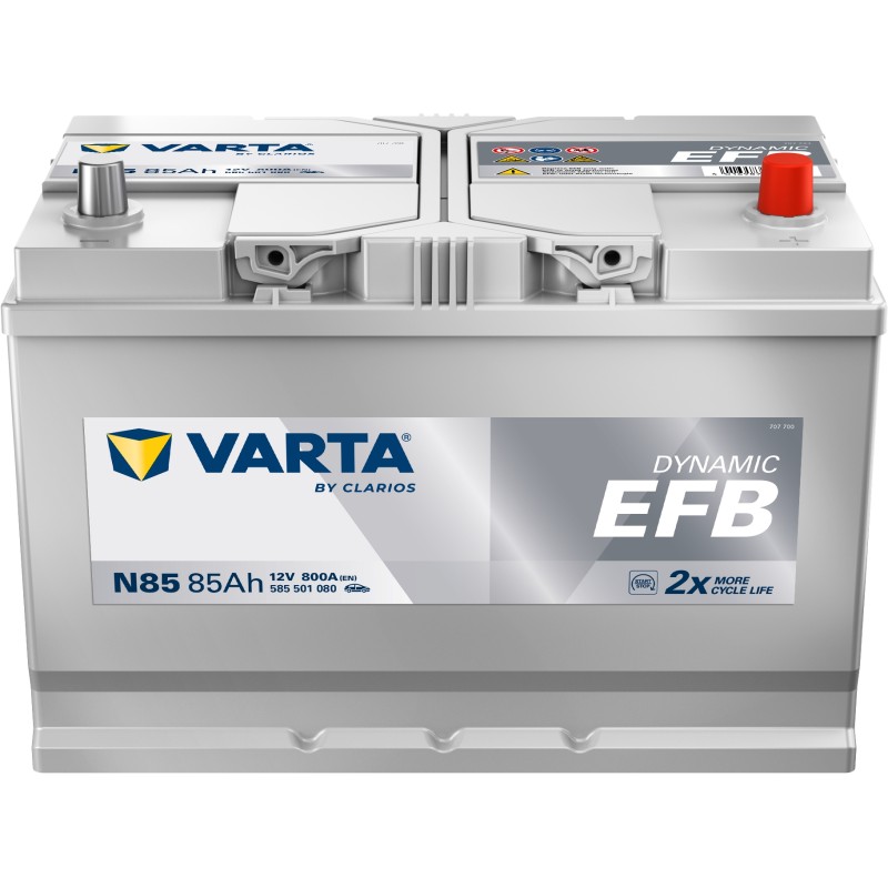 Batterie démarrage Varta N85 12V 85Ah 800A