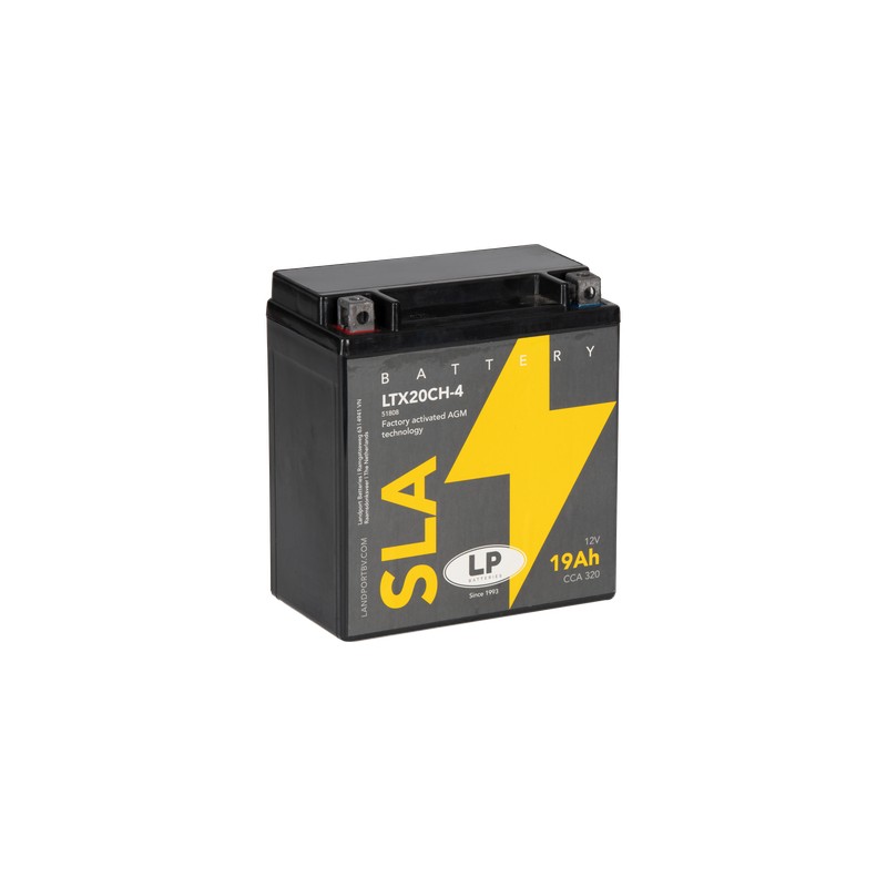 Batterie moto Landport YTX20CH-4 12V 19Ah