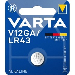 Pile alcaline 1.5V V12GA/LR43