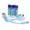 Piles AAA / LR3 Lithium USB-C