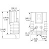 Prise chargeur/batterie SBE80 Rouge
