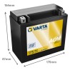 Batterie moto Varta TX20L 12V 18Ah 270A