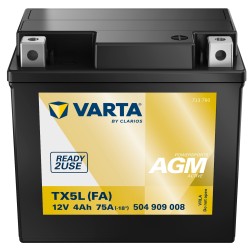 Batterie moto Varta TX5L 12V 4Ah
