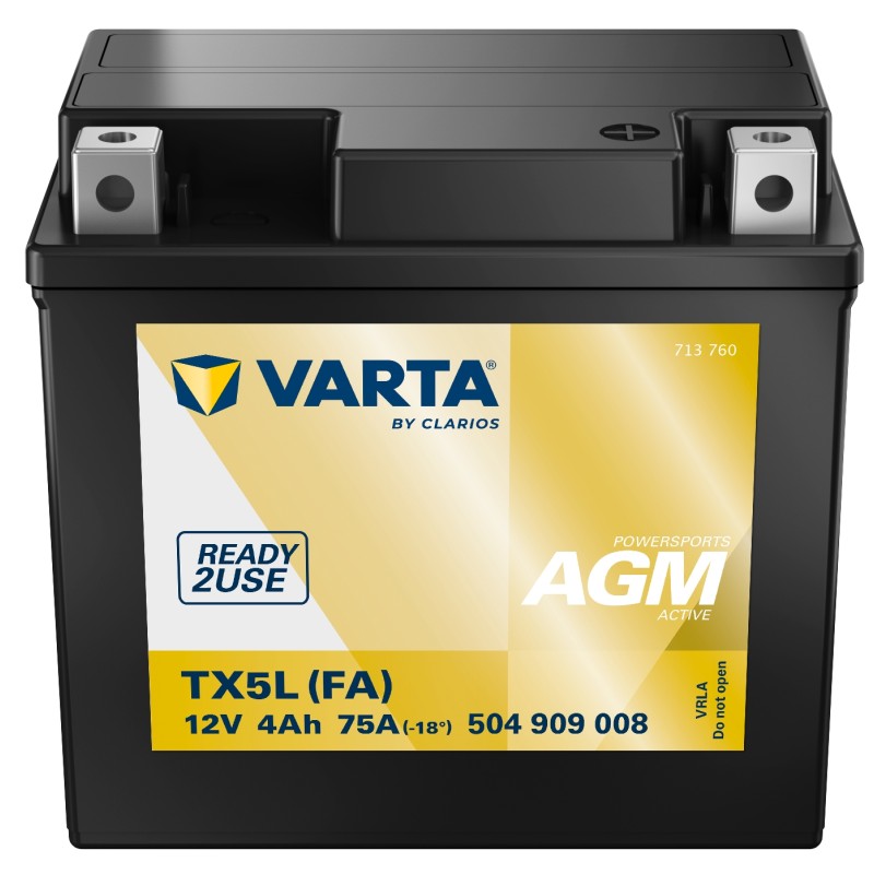 Batterie moto Varta TX5L 12V 4Ah