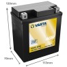 Batterie moto TX7L 12V 6Ah 100A