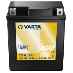 Batterie moto TX7L 12V 6Ah 100A