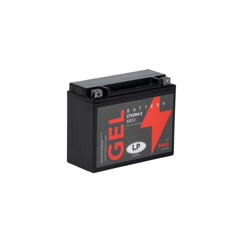 Batterie moto Landport GTX24H-3 12V 24Ah