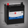 Batterie de Démarrage - Dynac - 46B24R - AGM - 12V - 45Ah