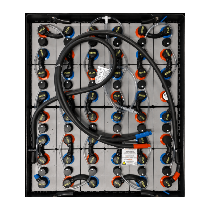 Batterie 48V 750Ah 6PzS750 pour chariot élévateur Fenwick E16, Jungheinrich EFG220, Still R20-16