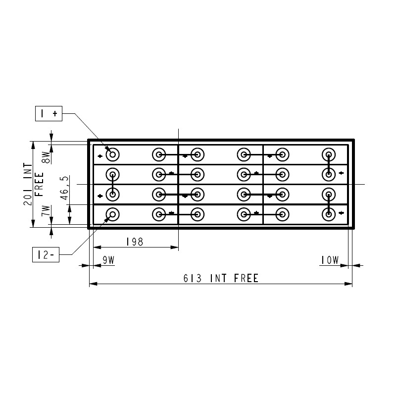 Batterie de traction 24V 250Ah 2PzS250 pour gerbeur électrique Fenwick L16, Loc A10, transpalette Fenwick T16, Komatsu MWP20