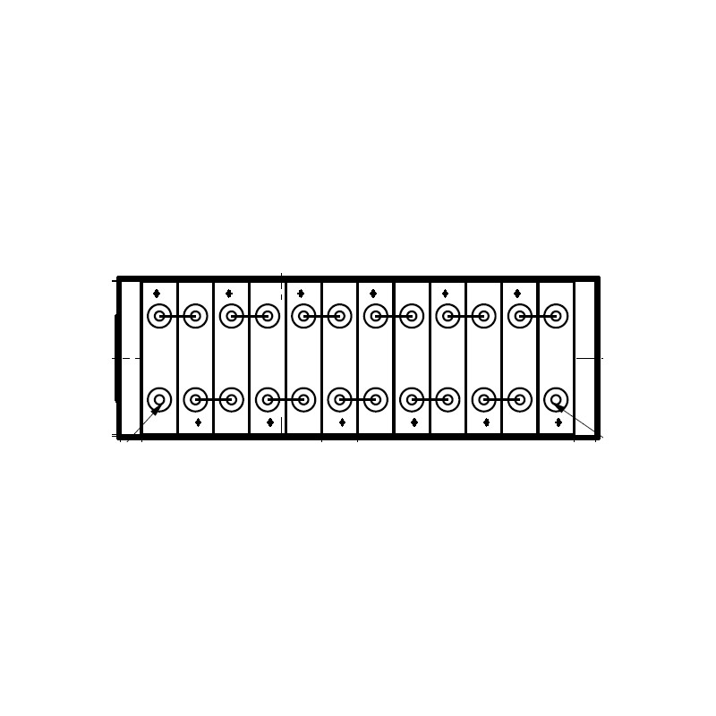 Batterie 24V 250Ah Still EXU18, EGU18, Yal MS12, MP20, Jungheinrich EJD20, EJE116, Hyster S1.2, LOC A12