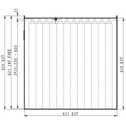 Batterie pour gerbeur électrique Fenwick L16, Loc A10, transpalette Fenwick T16, Komatsu MWP20,  Crown MWP20, Jungheinrich EJE11