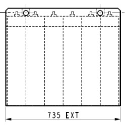 Batterie 48V 750Ah Fenwick E16, Jungheinrich EFG220, Still R20-16