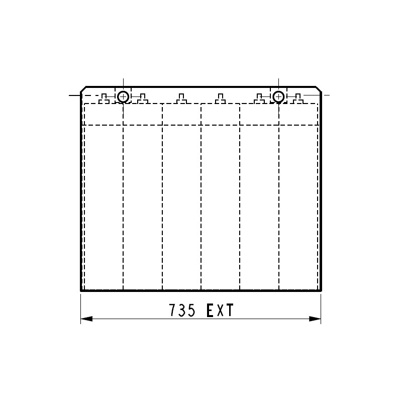 Batterie 48V 750Ah Fenwick E16, Jungheinrich EFG220, Still R20-16