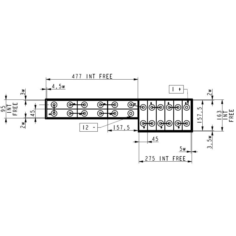 Batterie 24V 200Ah Fenwick L10 et L12