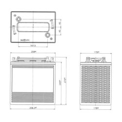 Batterie - Yuasa - DCB105-6 - 6V