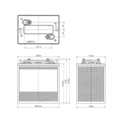 Batterie - Yuasa - DCB605-6 - 6V