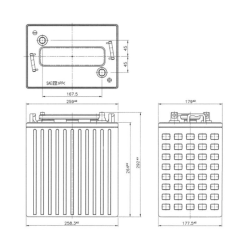 Batterie - Yuasa - DCB145-6 - 6V