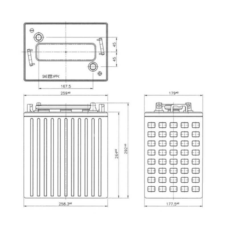 Batterie - Yuasa - DCB145-6 - 6V