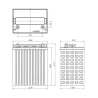 Batterie - Yuasa - DCB875-8 - 8V - 170Ah